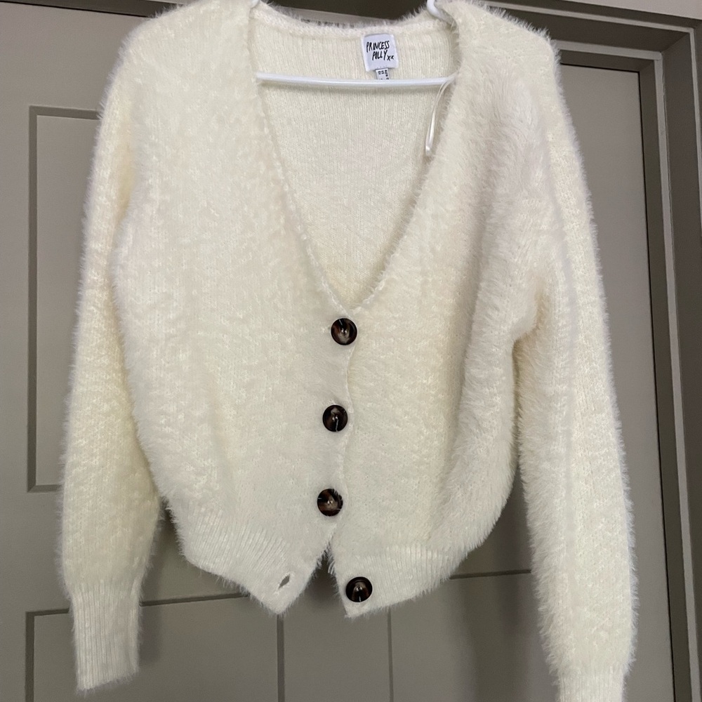 Fuzzy Princess Polly Cardigan